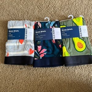 NWT Lot of 3 L Old Navy Boxer briefs